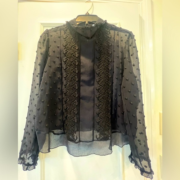 See By Chloe Tops - See by Chloe navy blouse